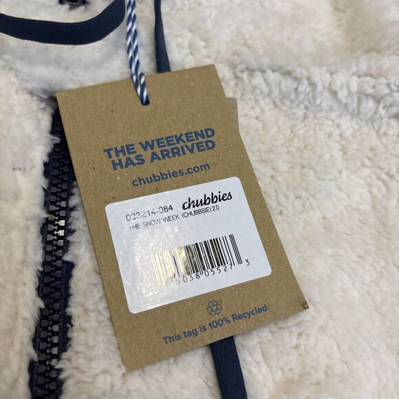 Brand New Chubbsies The Apres Me Ropmer One Piece Shorts  in Sherpa NWT Mens L - Picture 2 of 16